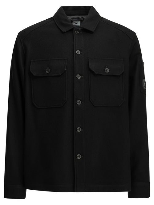 C.P. Company "Lens" Overshirt Jacket - Black