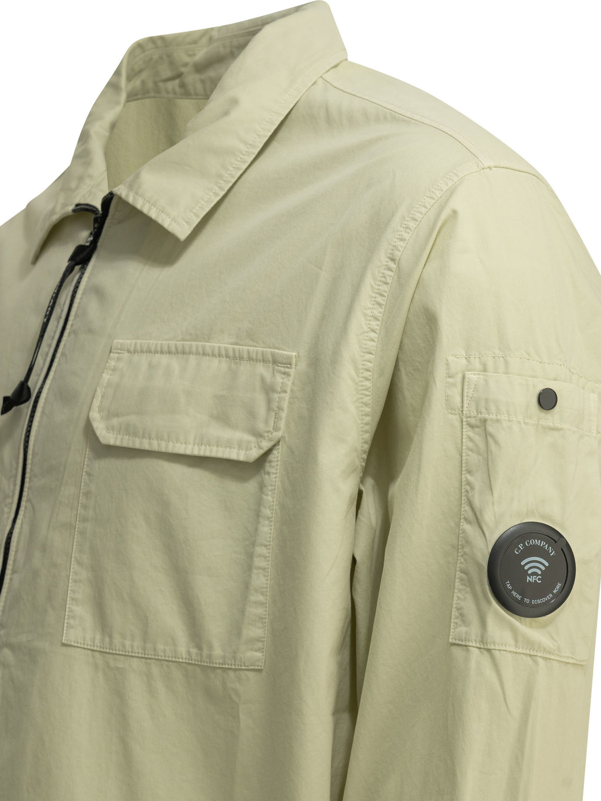 C.P. Company "Organic Gabardine" Overshirt Jacket - Beige