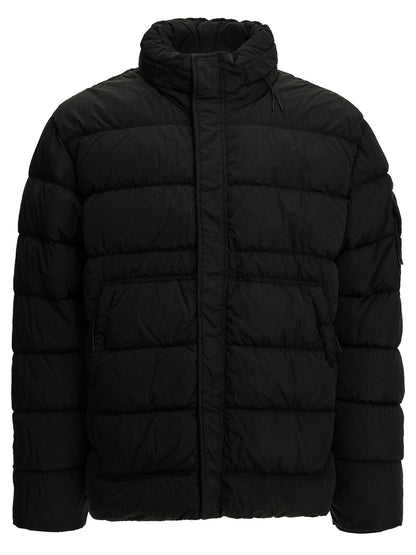 C.P. Company "Chrome-R" Short Down Jacket - Black