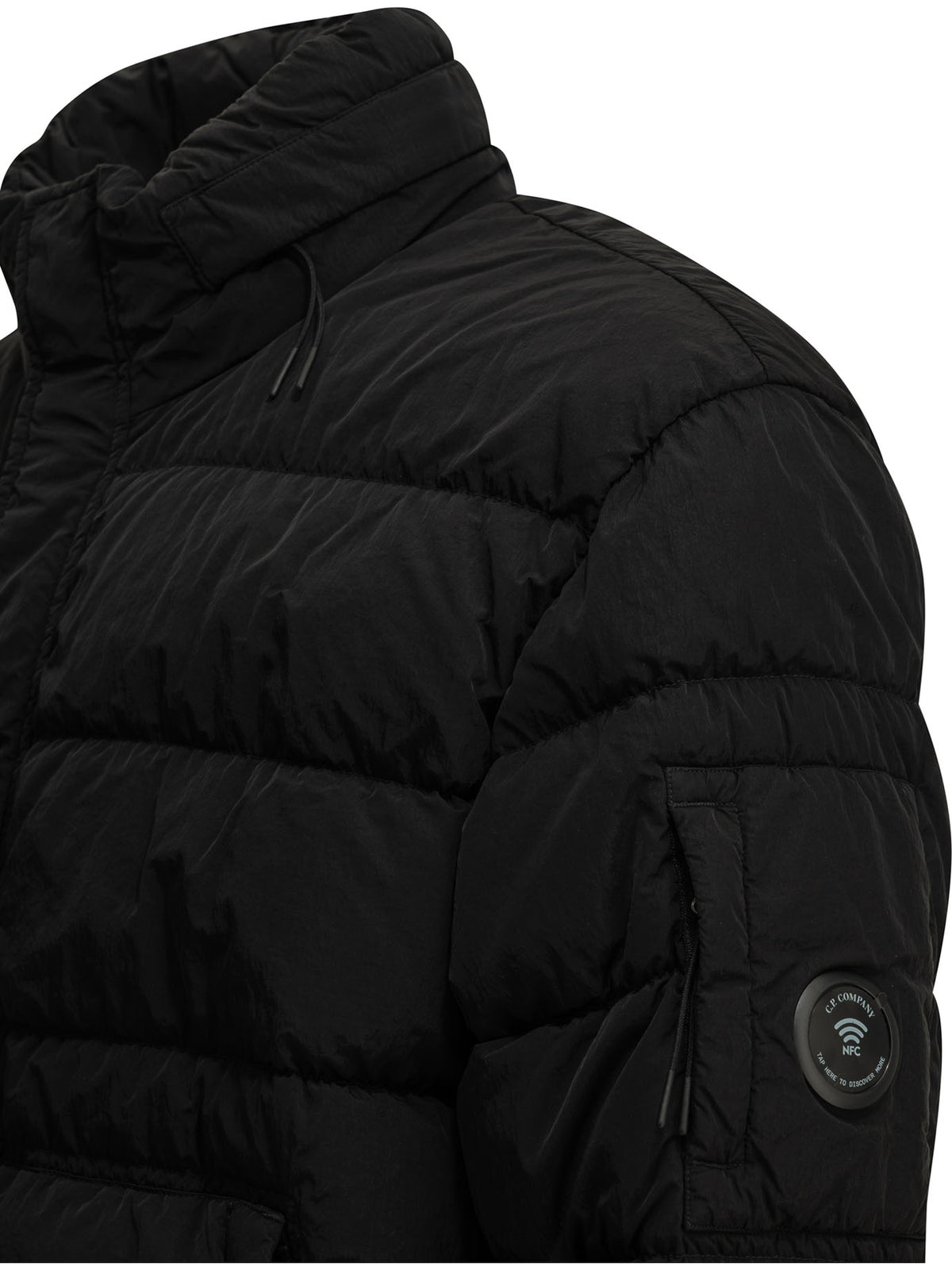 C.P. Company "Chrome-R" Short Down Jacket - Black
