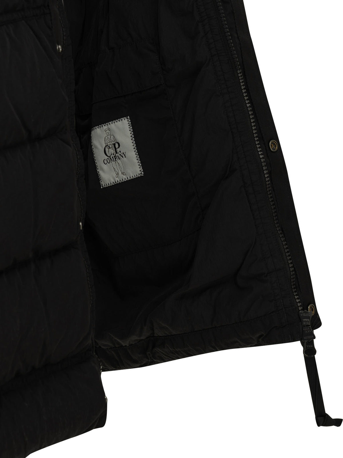 C.P. Company "Chrome-R" Short Down Jacket - Black