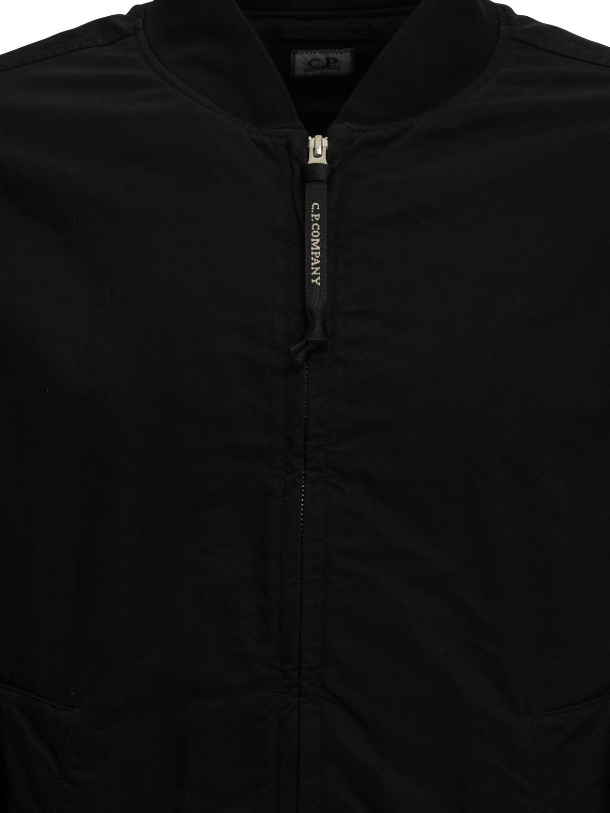 C.P. Company "T-Flatt Lens" Bomber Jacket - Black