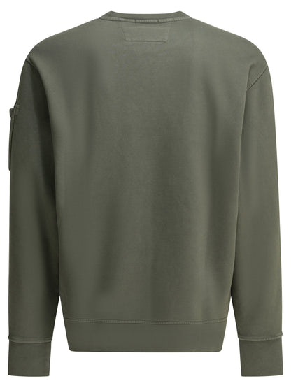 C.P. Company Crewneck sweatshirt with logo - Green
