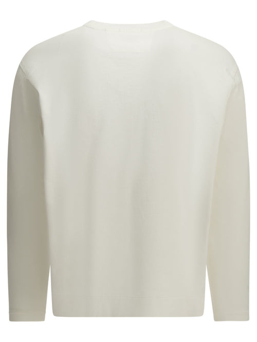 C.P. Company Crewneck T-shirt with logo - White