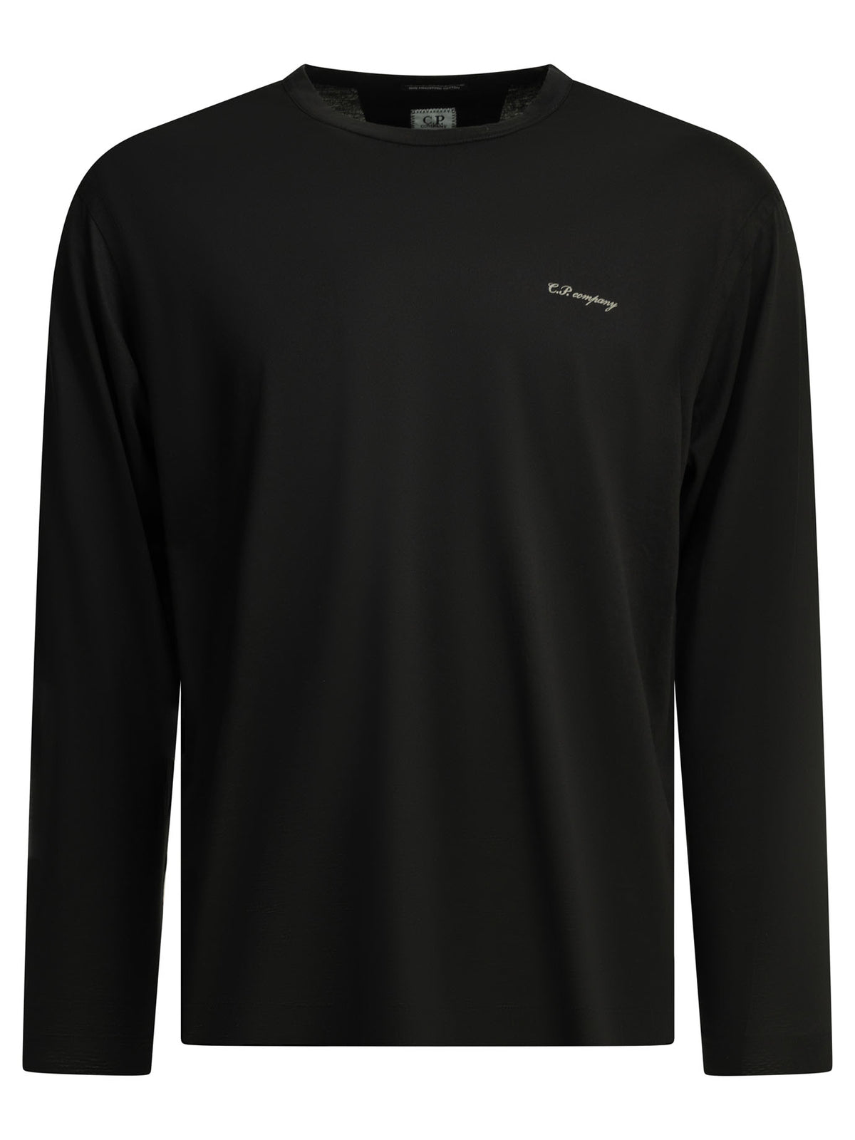 C.P. Company Crewneck T-shirt with logo - Black