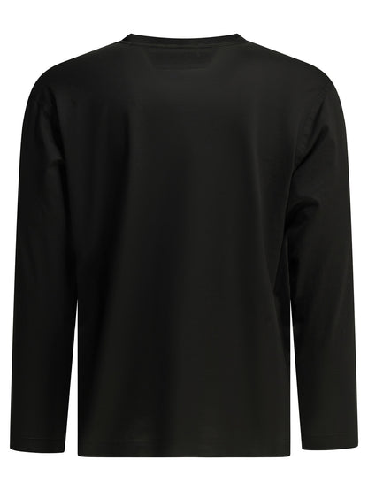 C.P. Company Crewneck T-shirt with logo - Black