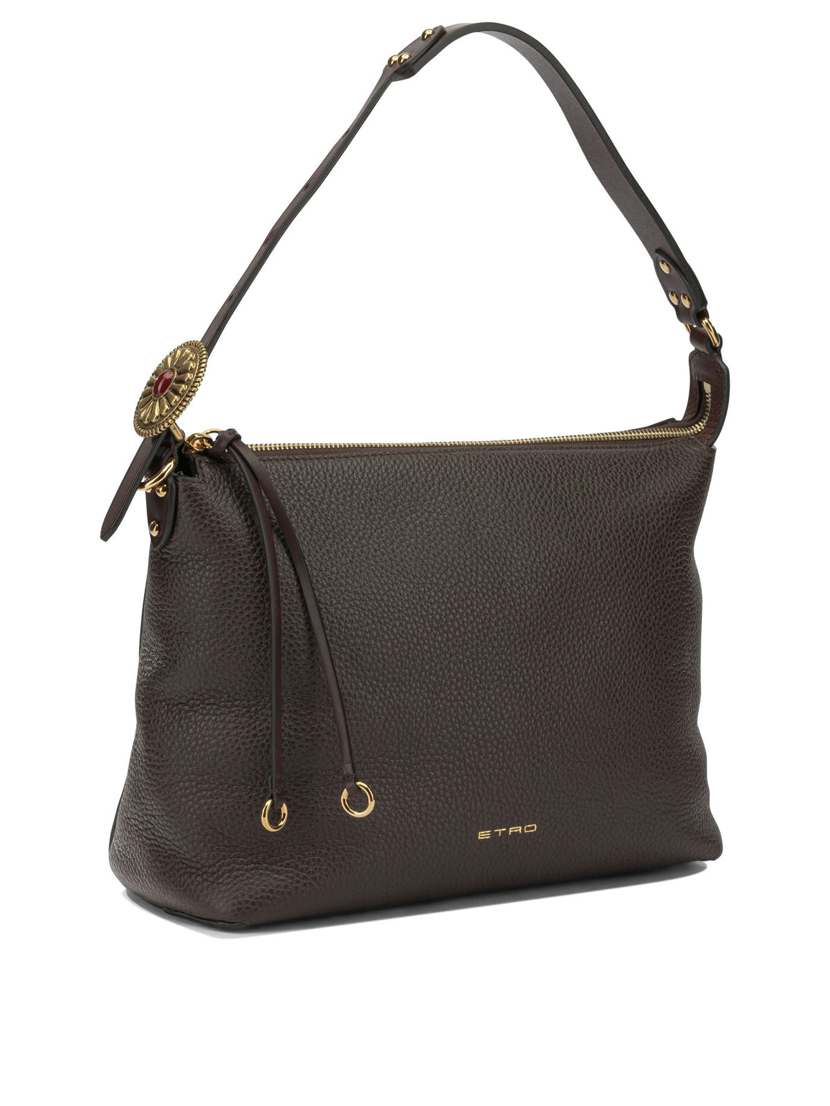 Etro "Rosette" Medium Shoulder Bag - Brown