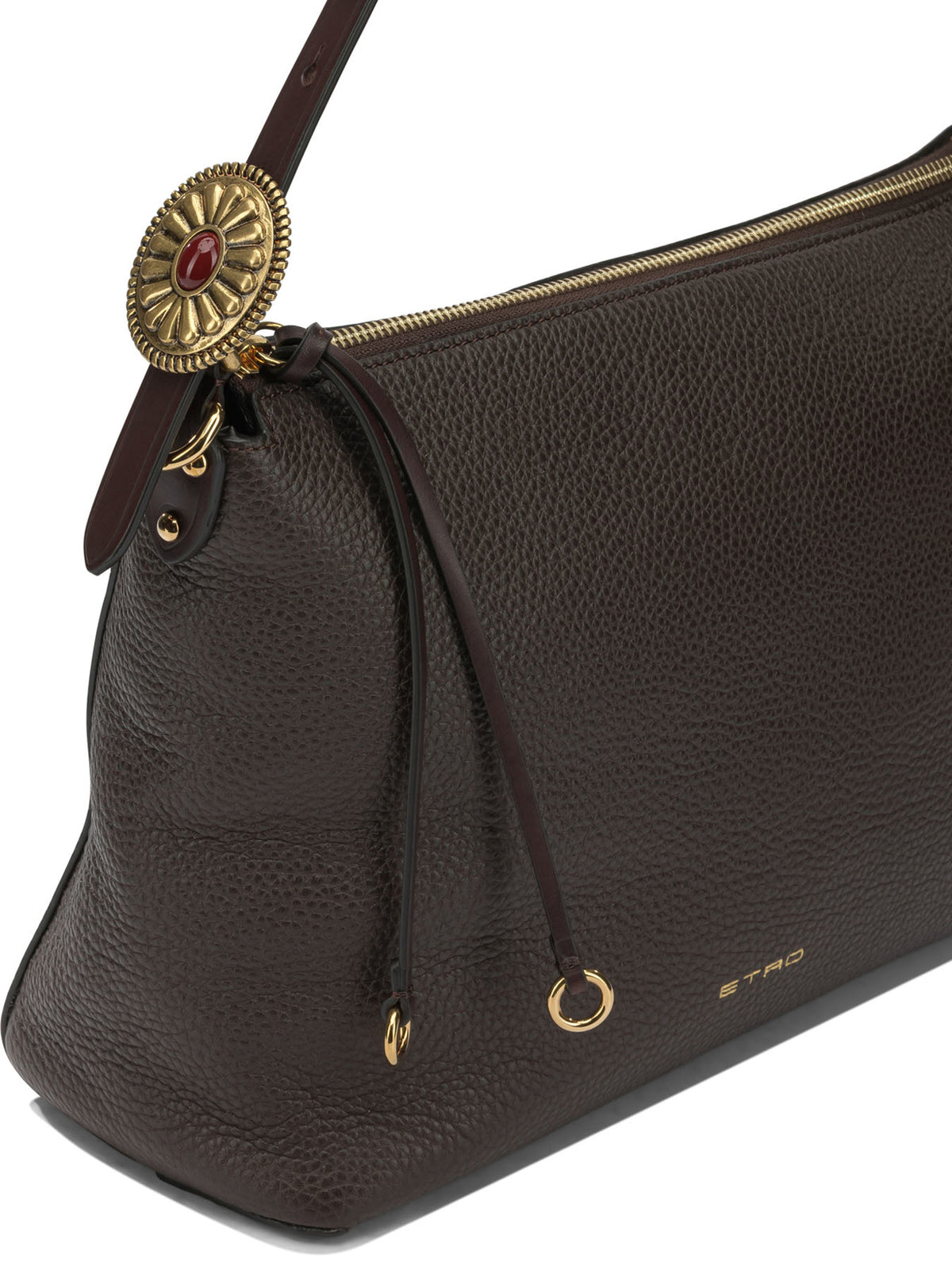 Etro "Rosette" Medium Shoulder Bag - Brown