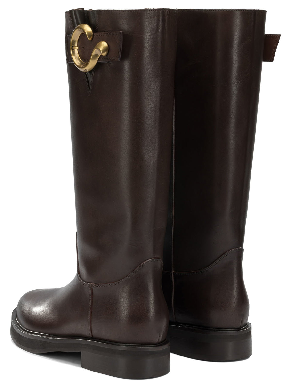 Etro "Paisley" Knee-High Boots - Brown