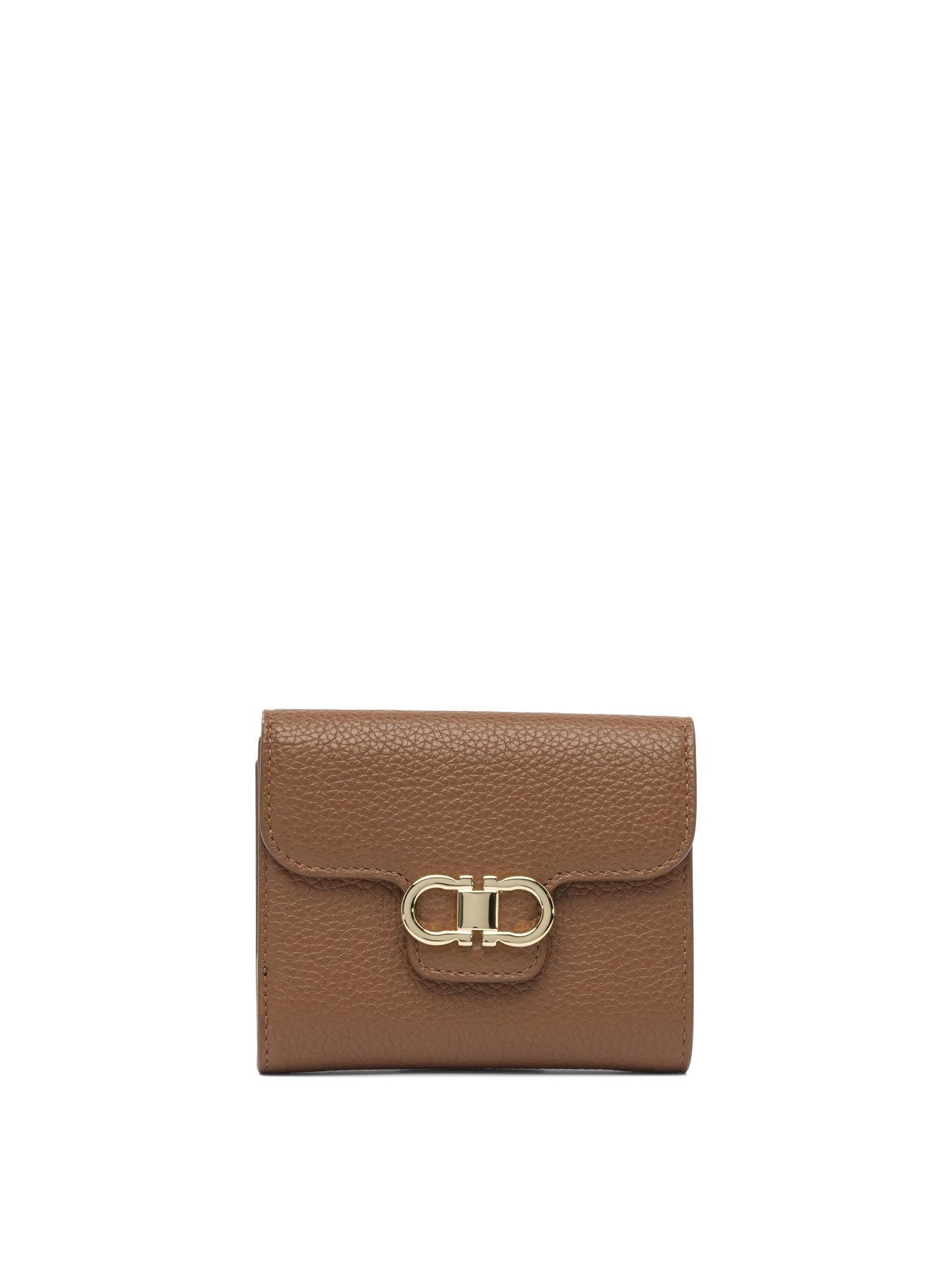 Ferragamo "Gancini" Wallet - Brown