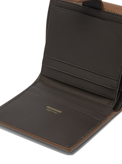 Ferragamo "Gancini" Wallet - Brown
