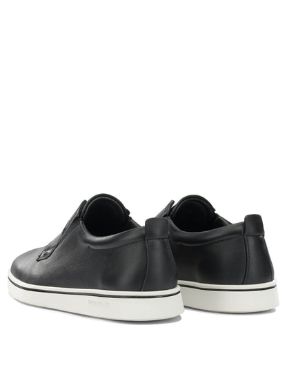Ferragamo "Alfie" Slip-on - Black