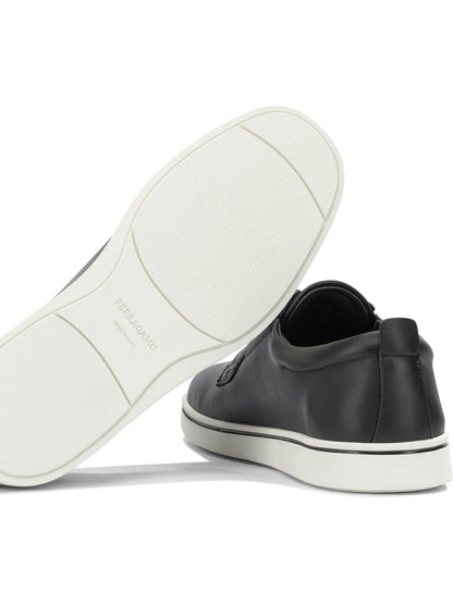 Ferragamo "Alfie" Slip-on - Black