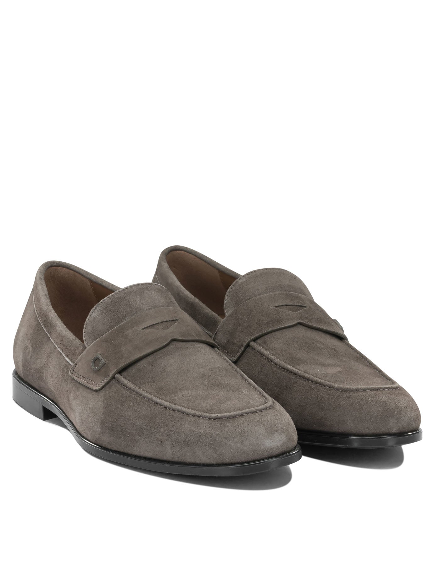 Ferragamo "Tiberio" moccasins - Brown