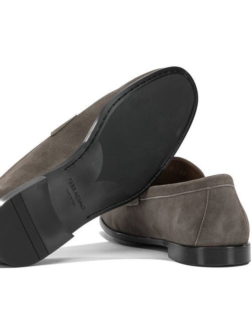 Ferragamo "Tiberio" moccasins - Brown
