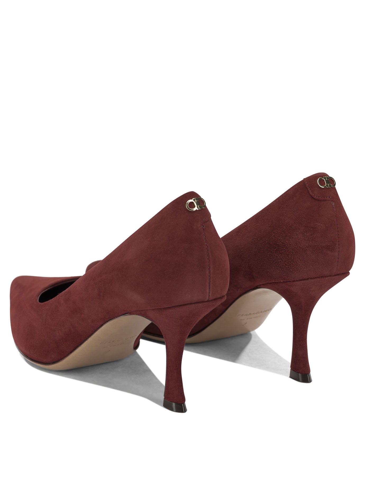 Ferragamo "Elydea 70MM" Pumps - Bordeaux