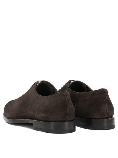 Ferragamo Suede leather Oxford - Brown