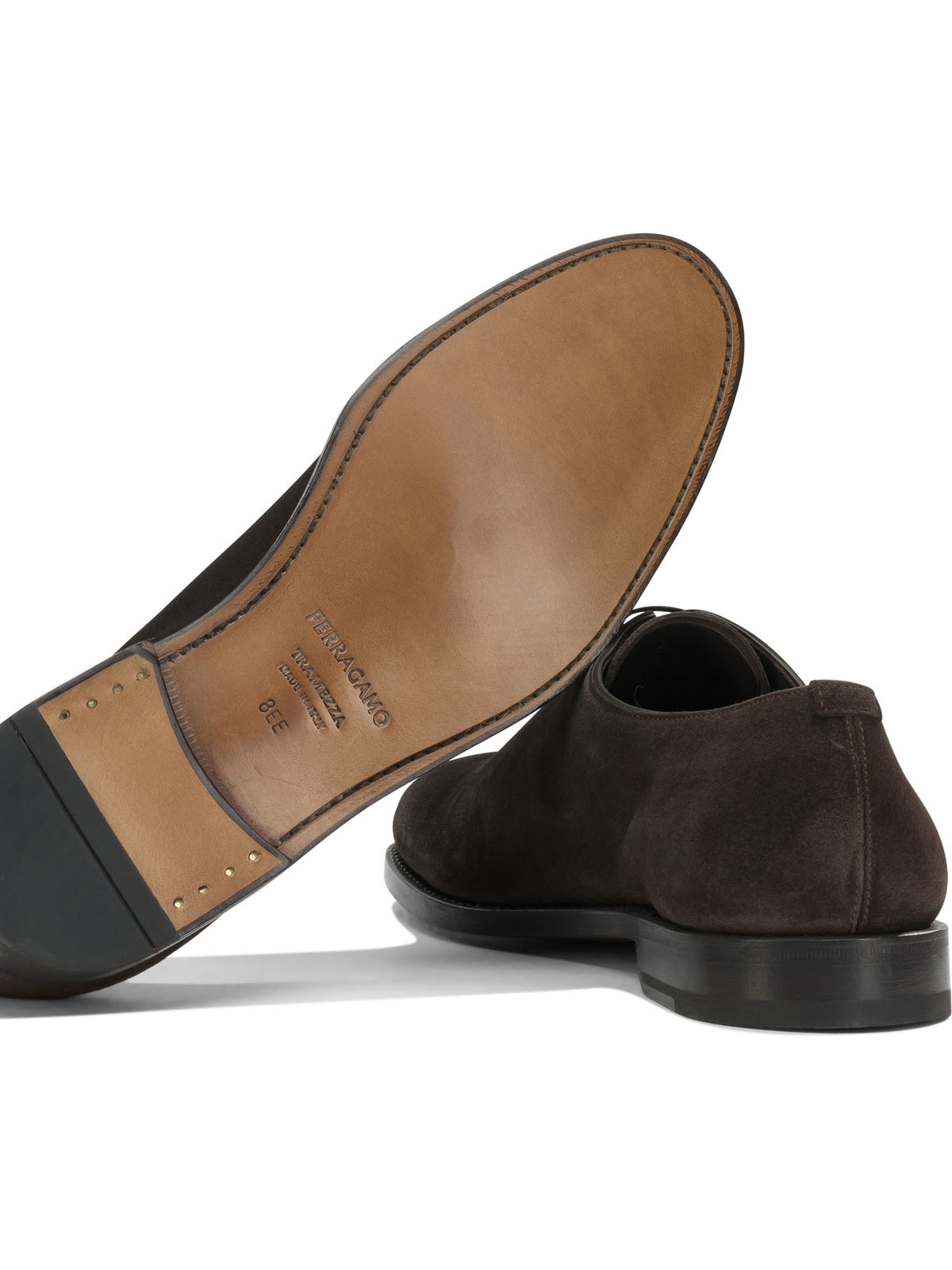 Ferragamo Suede leather Oxford - Brown