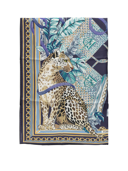 Ferragamo "Felini" Scarf - Blue