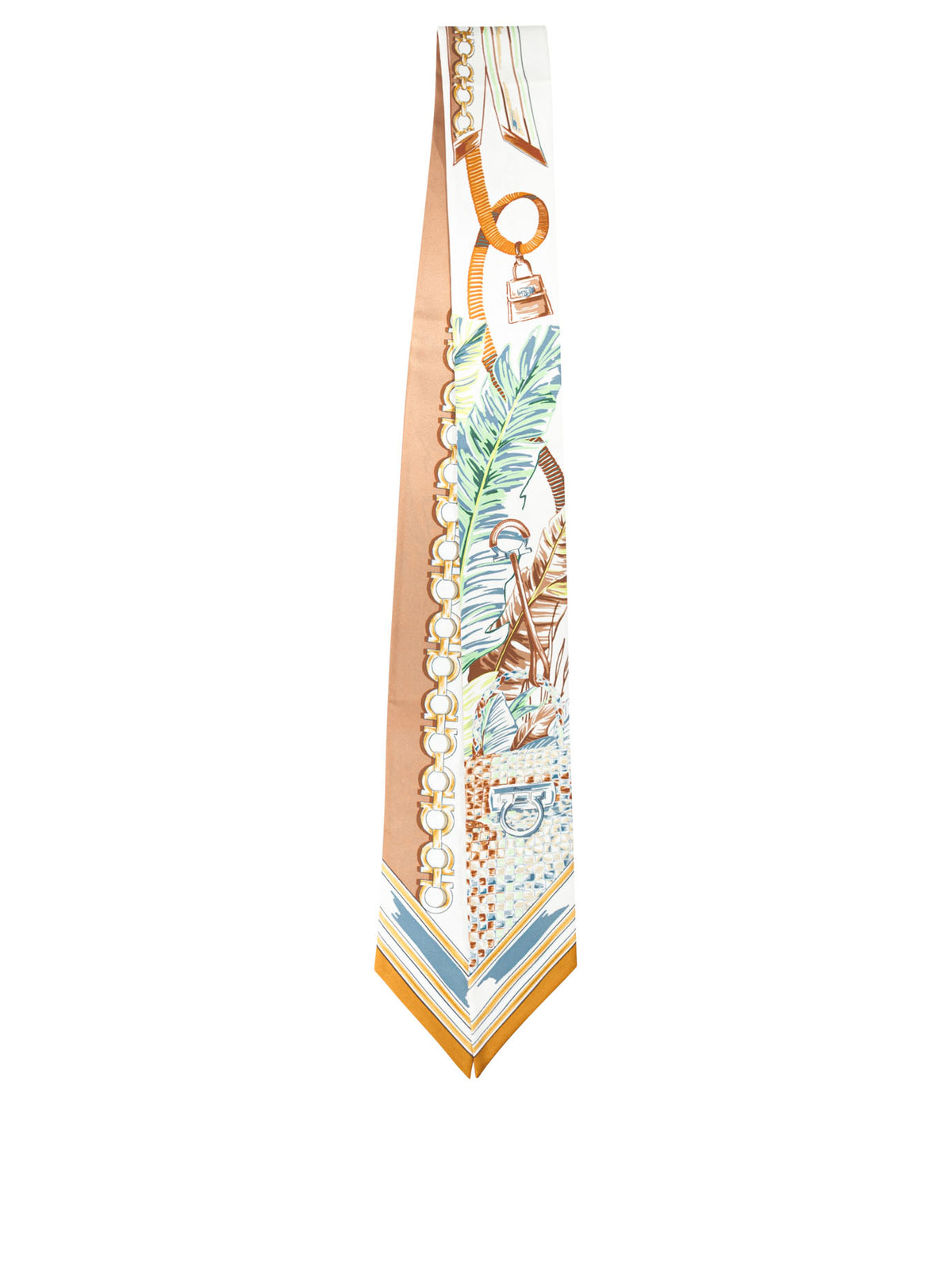Ferragamo "Felini" Headband - Orange