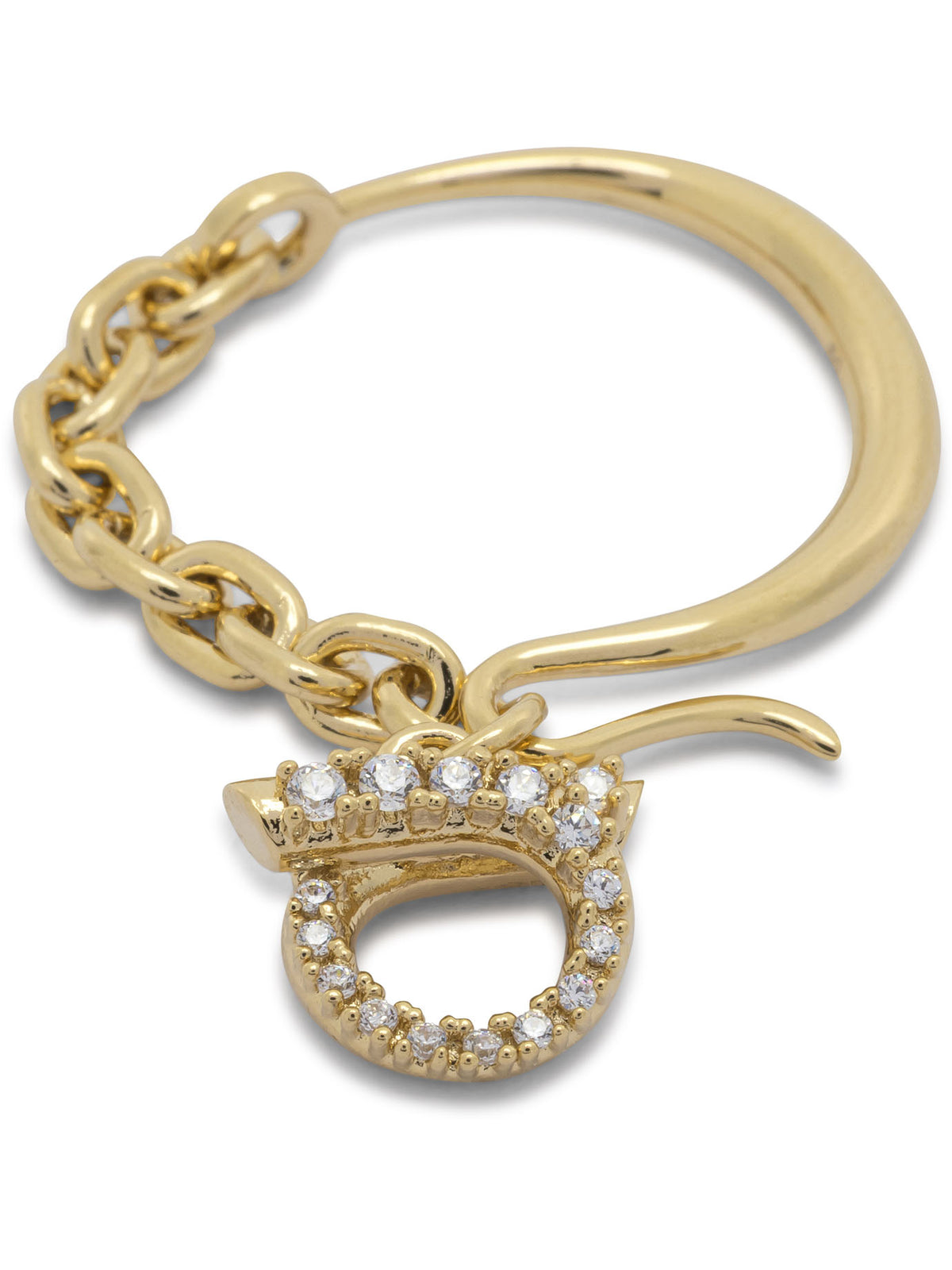 Ferragamo "Gancatena" ring - Gold