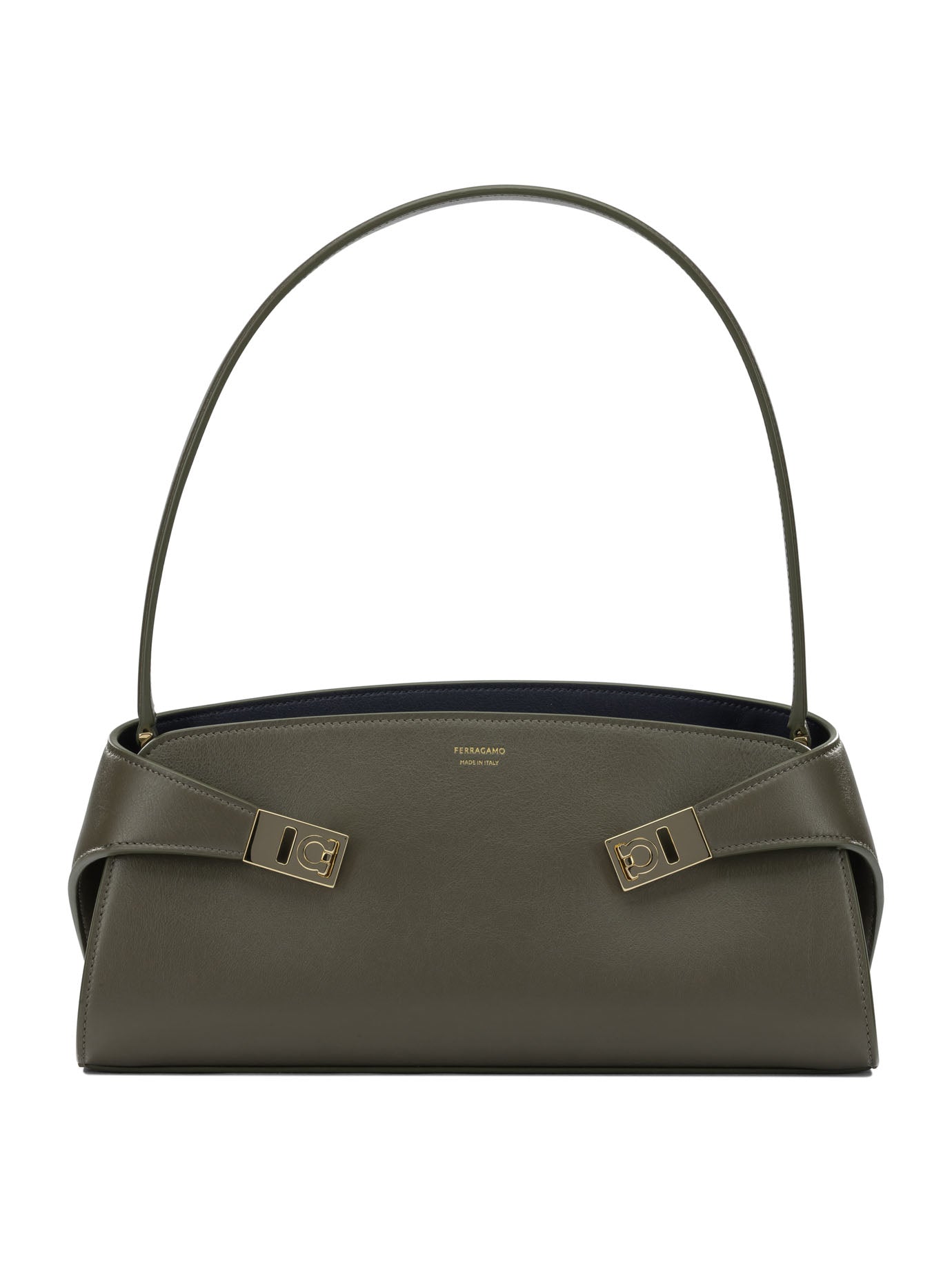 Ferragamo "Hug East-West" Medium Shoulder Bag - Green