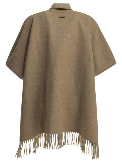 Ferragamo "Easy" cape - Brown