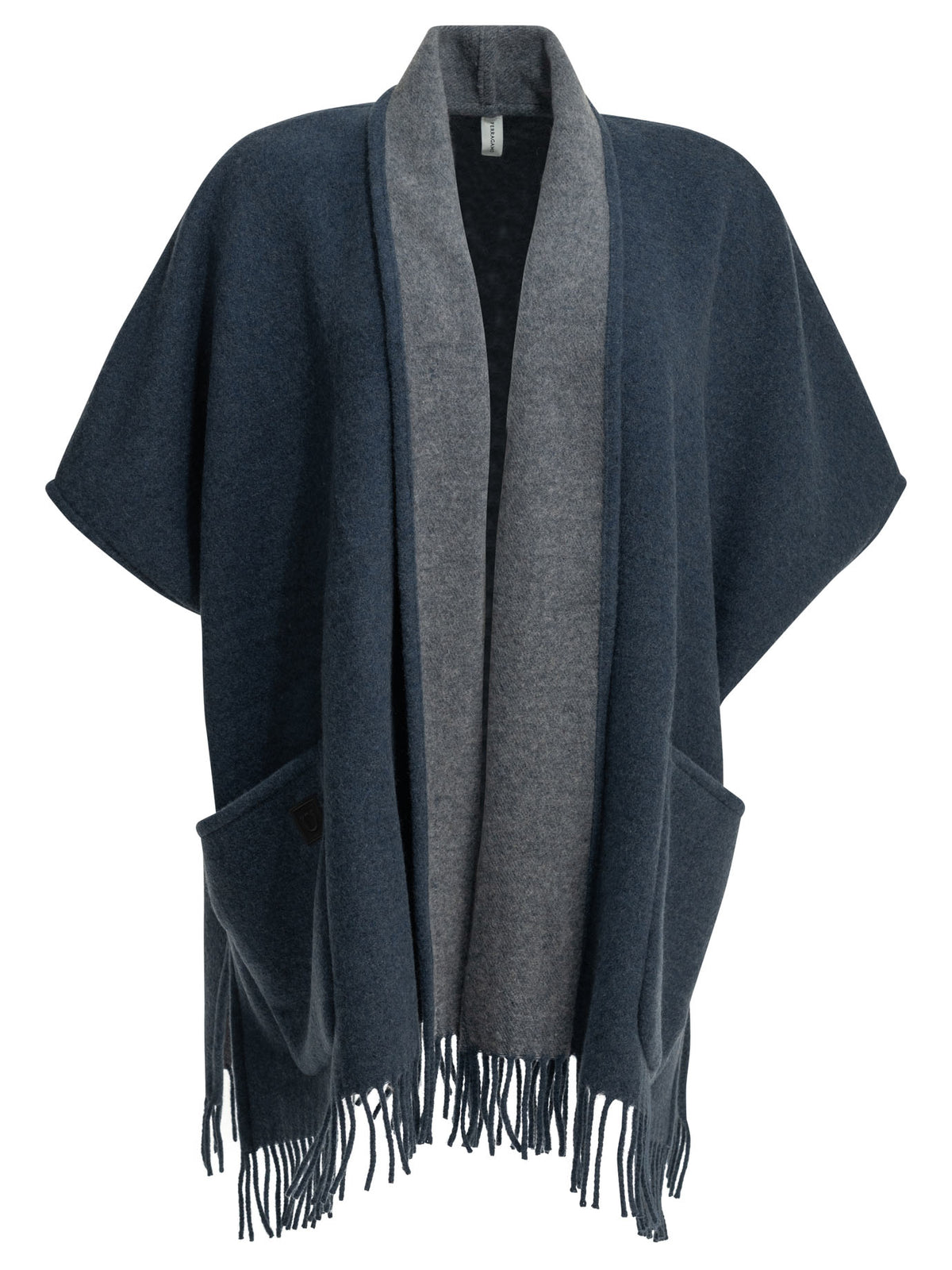 Ferragamo "Easy" cape - Blue