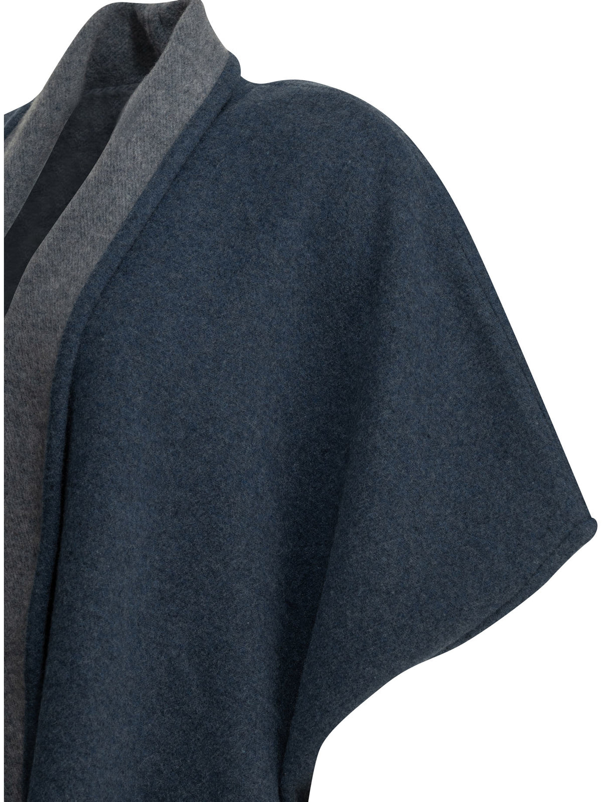Ferragamo "Easy" cape - Blue