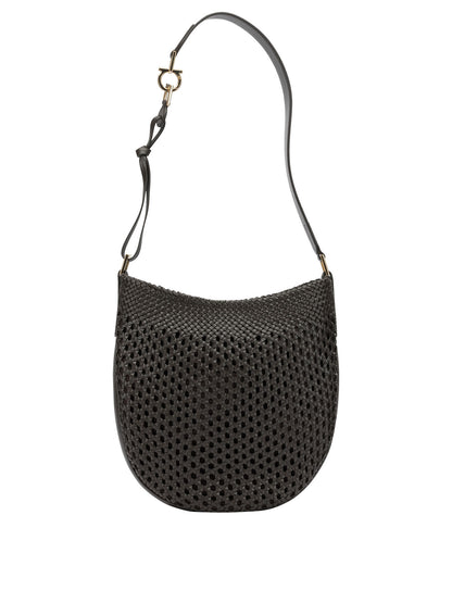 Ferragamo "Hobo Smile" Small Shoulder Bag - Brown