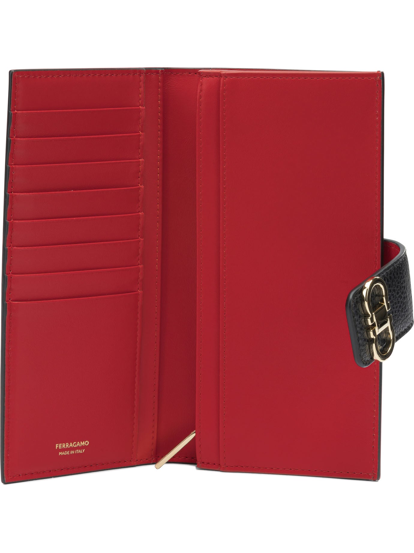 Ferragamo "Gancini" Wallet - Black