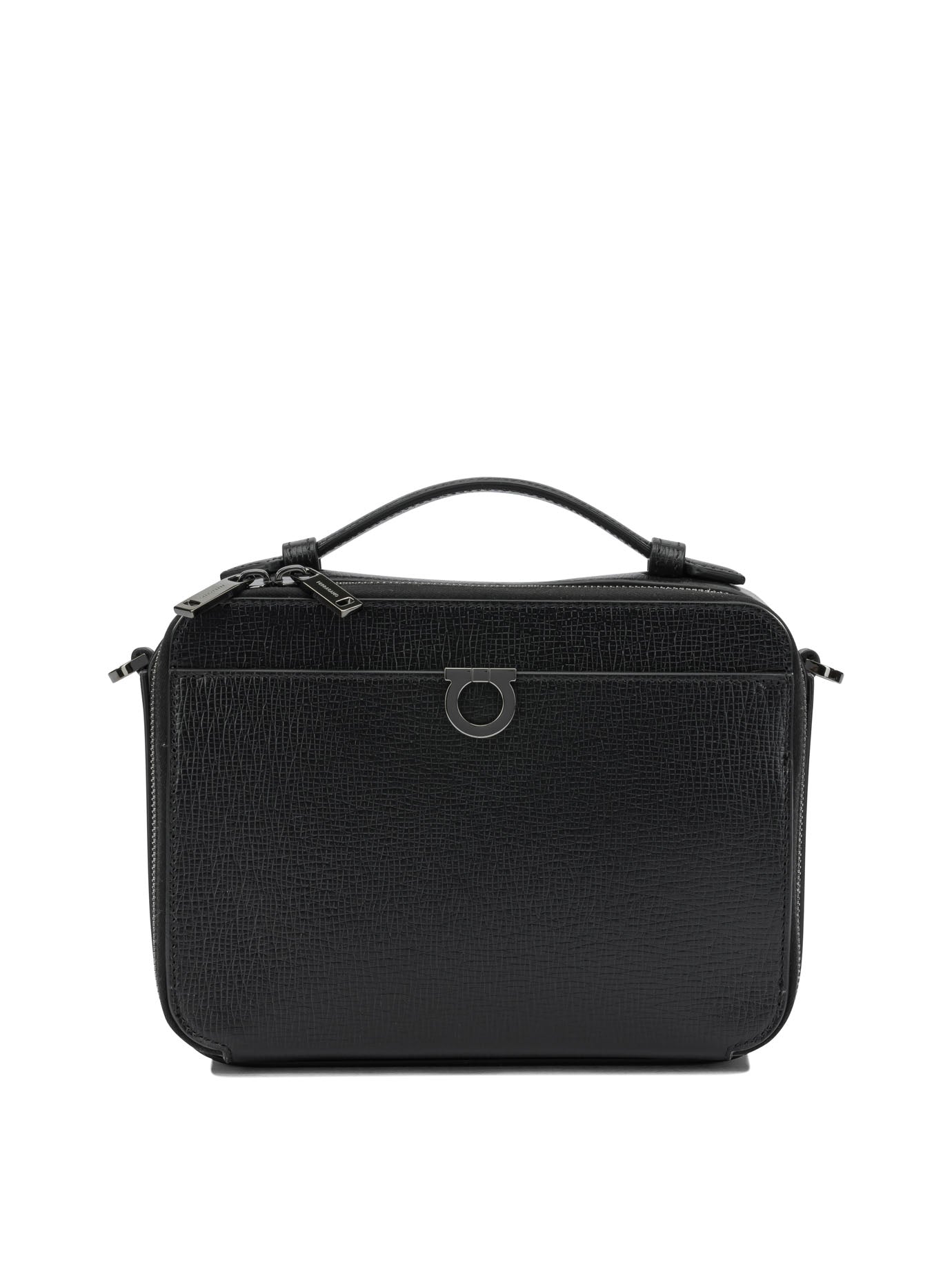 Ferragamo "Gancini" small crossbody bag - Black