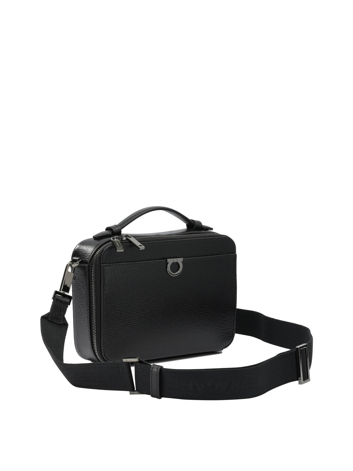 Ferragamo "Gancini" small crossbody bag - Black