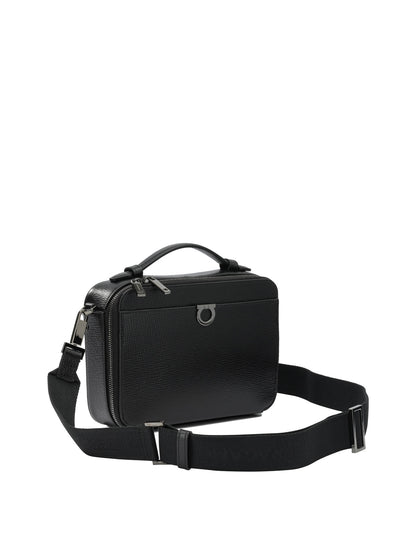 Ferragamo "Gancini" small crossbody bag - Black
