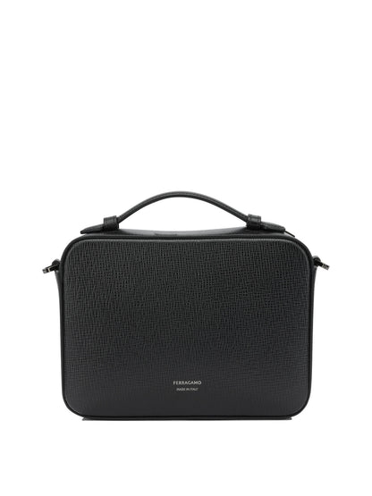 Ferragamo "Gancini" small crossbody bag - Black