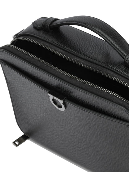 Ferragamo "Gancini" small crossbody bag - Black