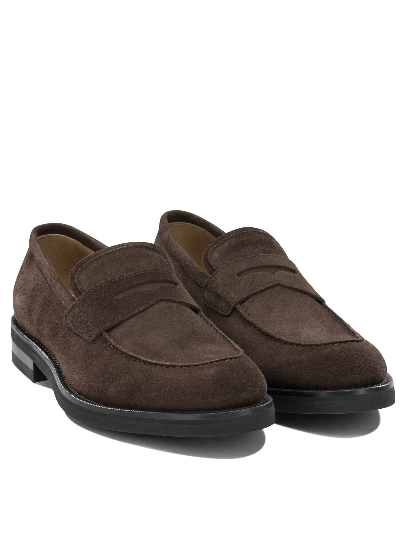 Ferragamo "Stefano" Loafers - Brown