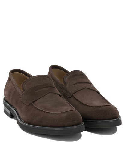 Ferragamo "Stefano" Loafers - Brown
