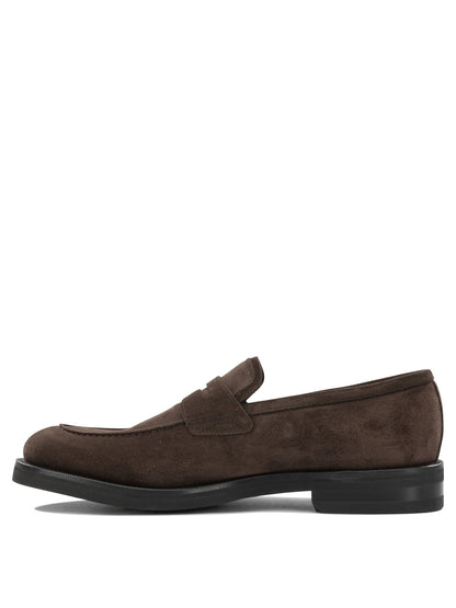 Ferragamo "Stefano" Loafers - Brown