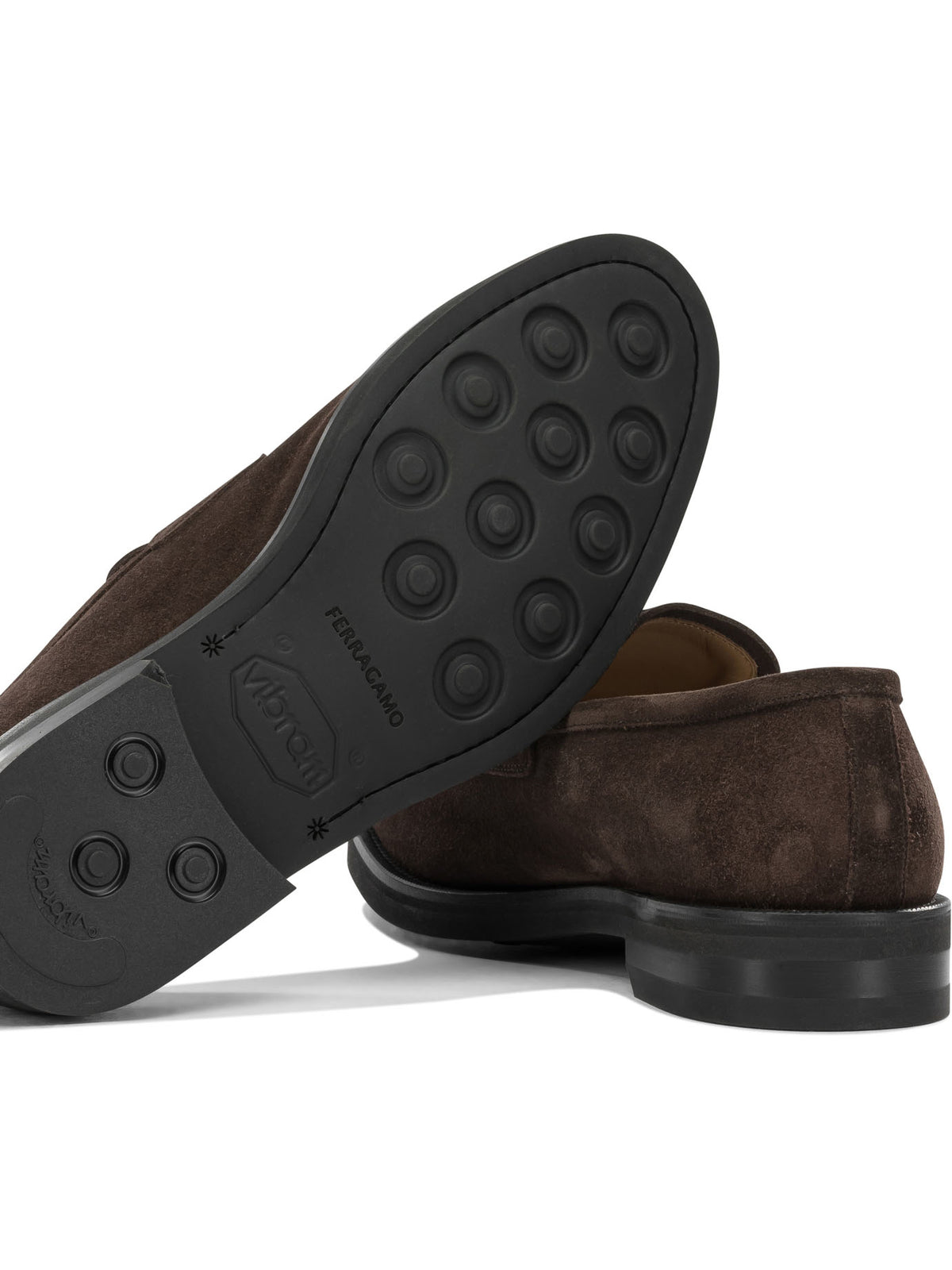 Ferragamo "Stefano" Loafers - Brown