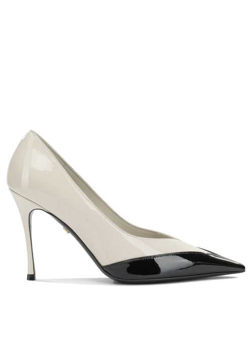 Ferragamo "Yasmin 95MM" Pumps - White
