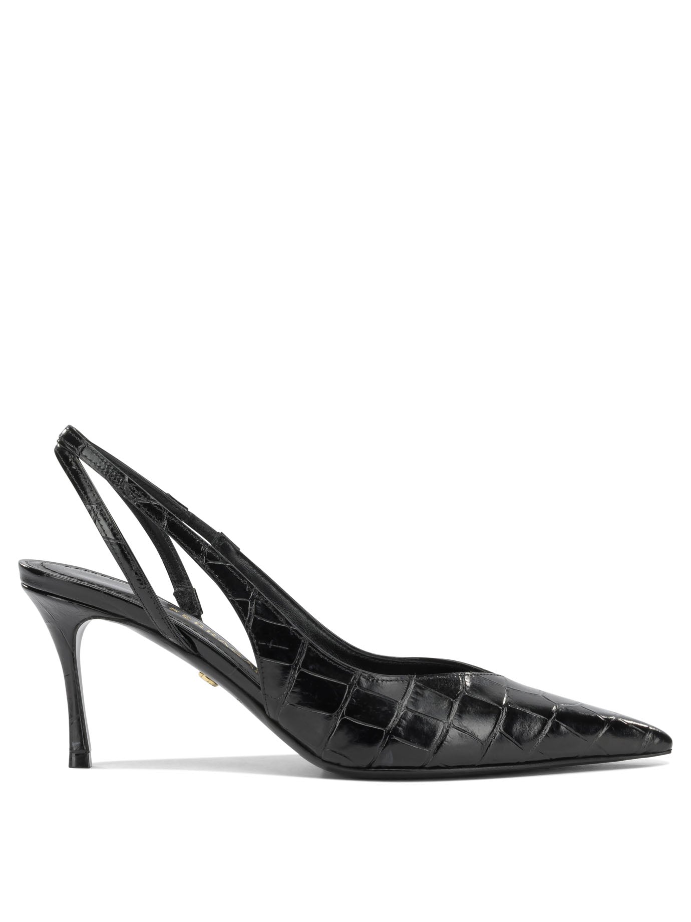 Ferragamo "Dafne 70MM" Slingback - Black