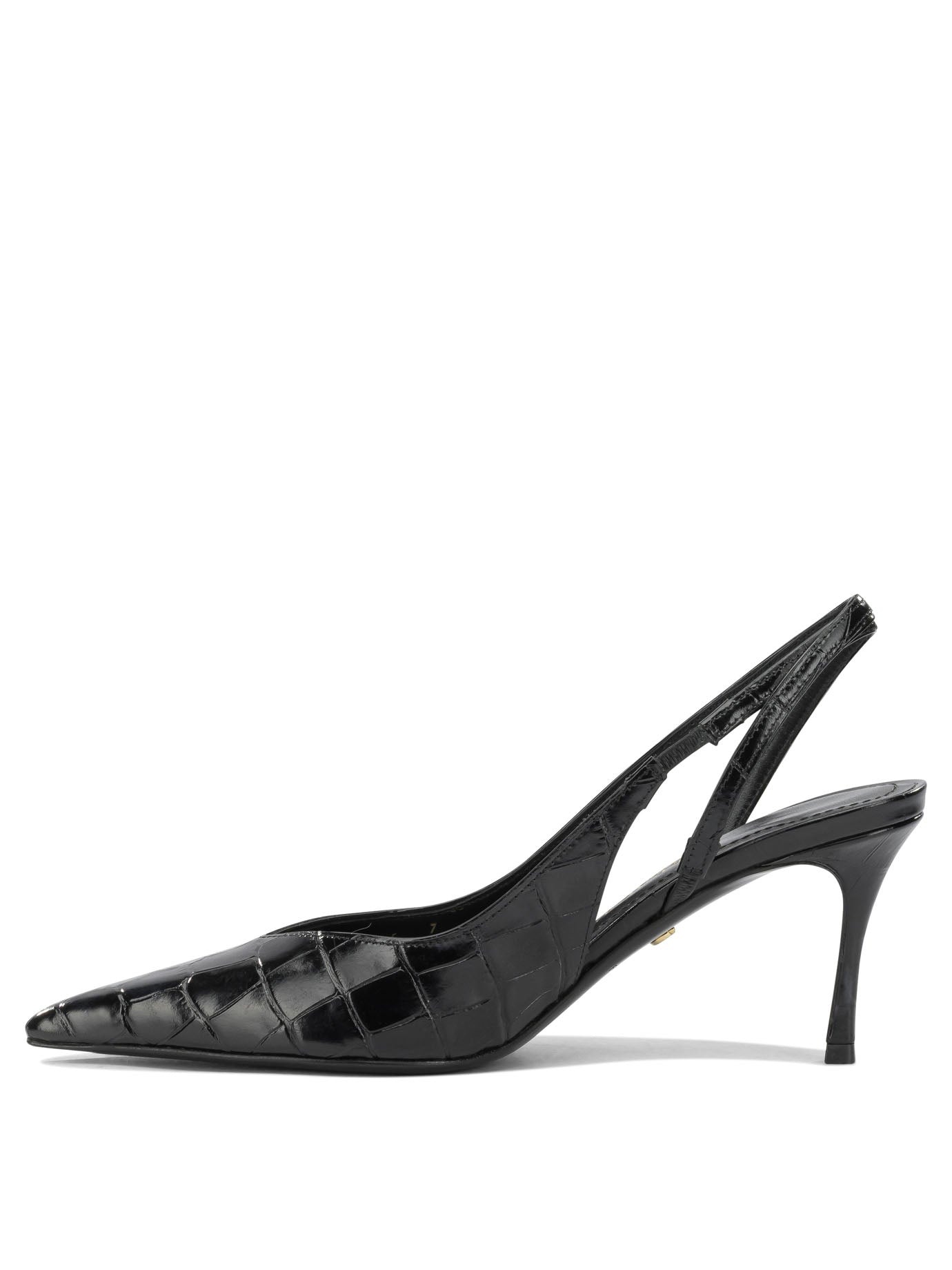 Ferragamo "Dafne 70MM" Slingback - Black