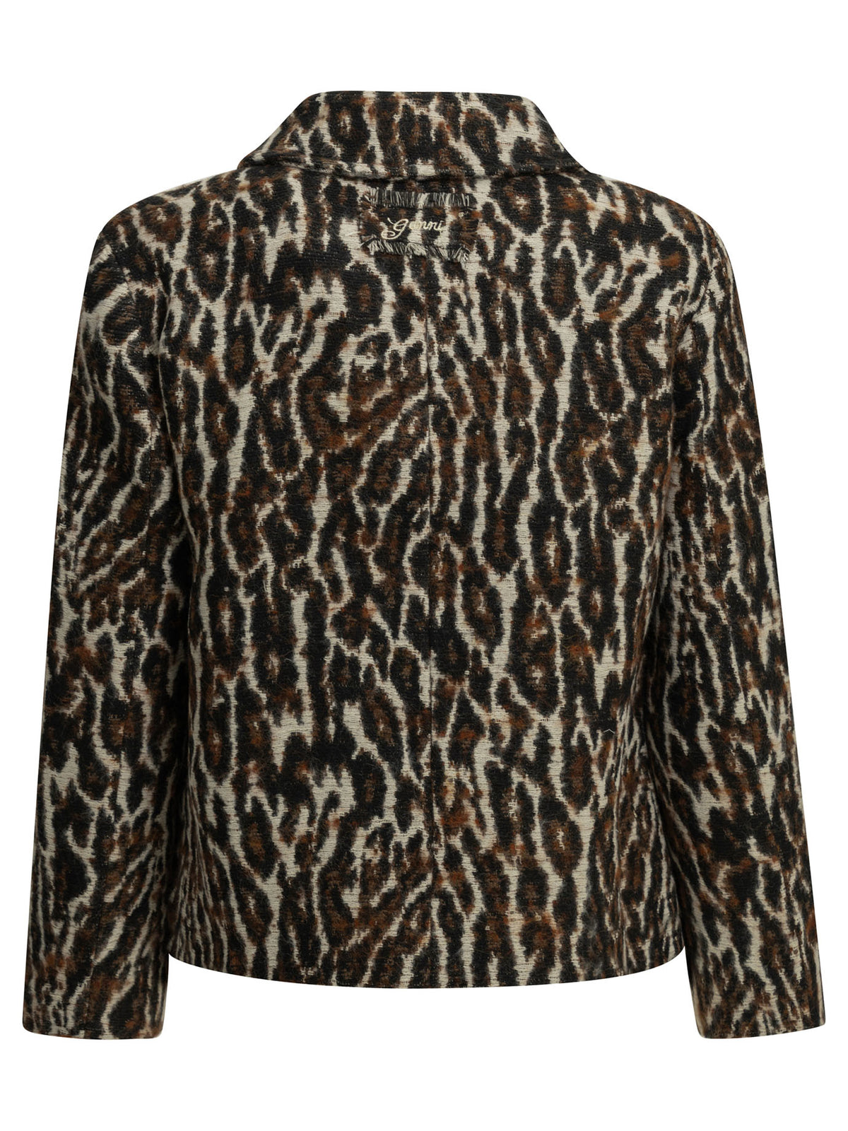 Ganni "Leopard" Blazer - Brown