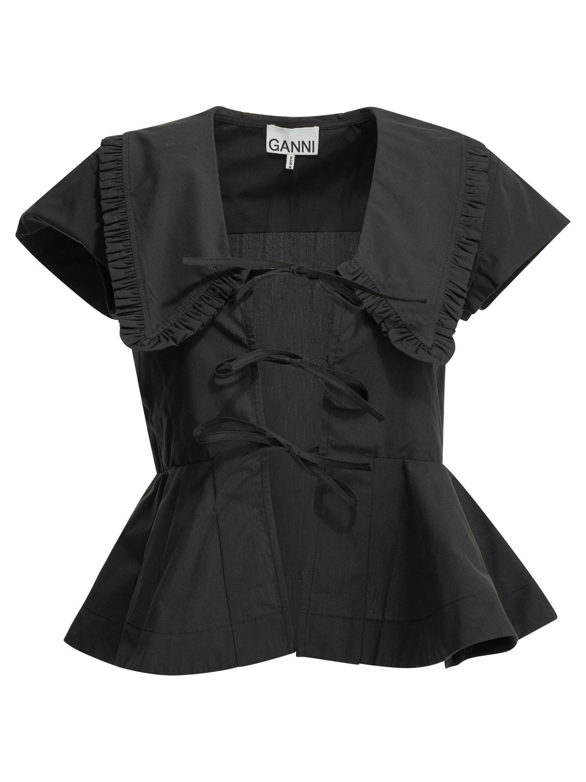 Ganni Cotton blouse - Black