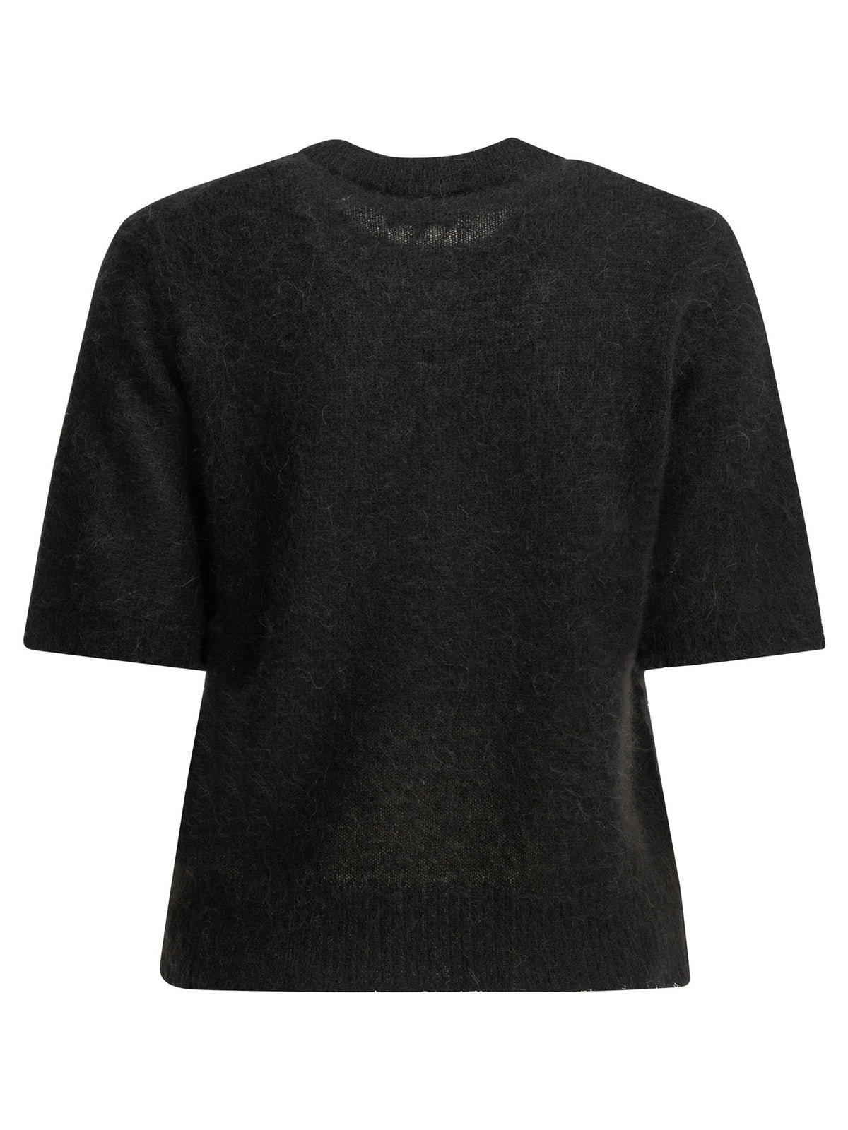 Ganni "Strawberry" Crew-neck sweater - Black