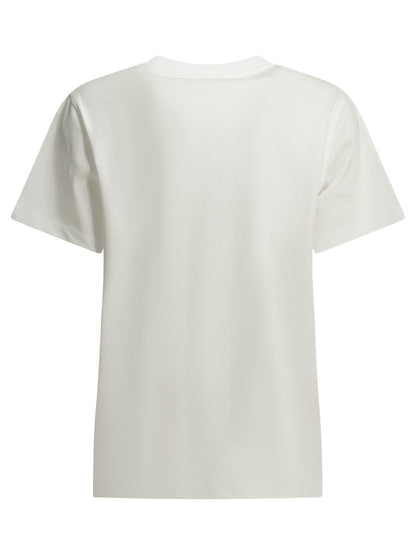 Ganni "Cherries" crewneck T-shirt - White
