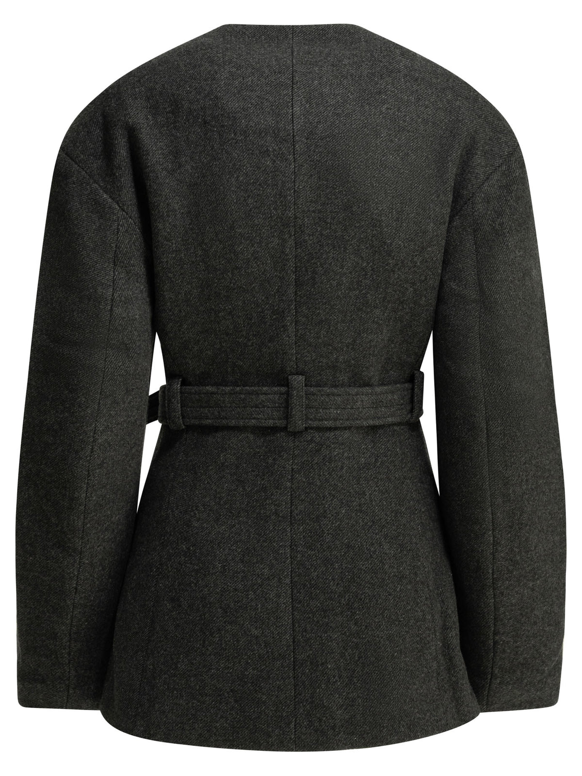Ganni Lightweight wool jacket - Black