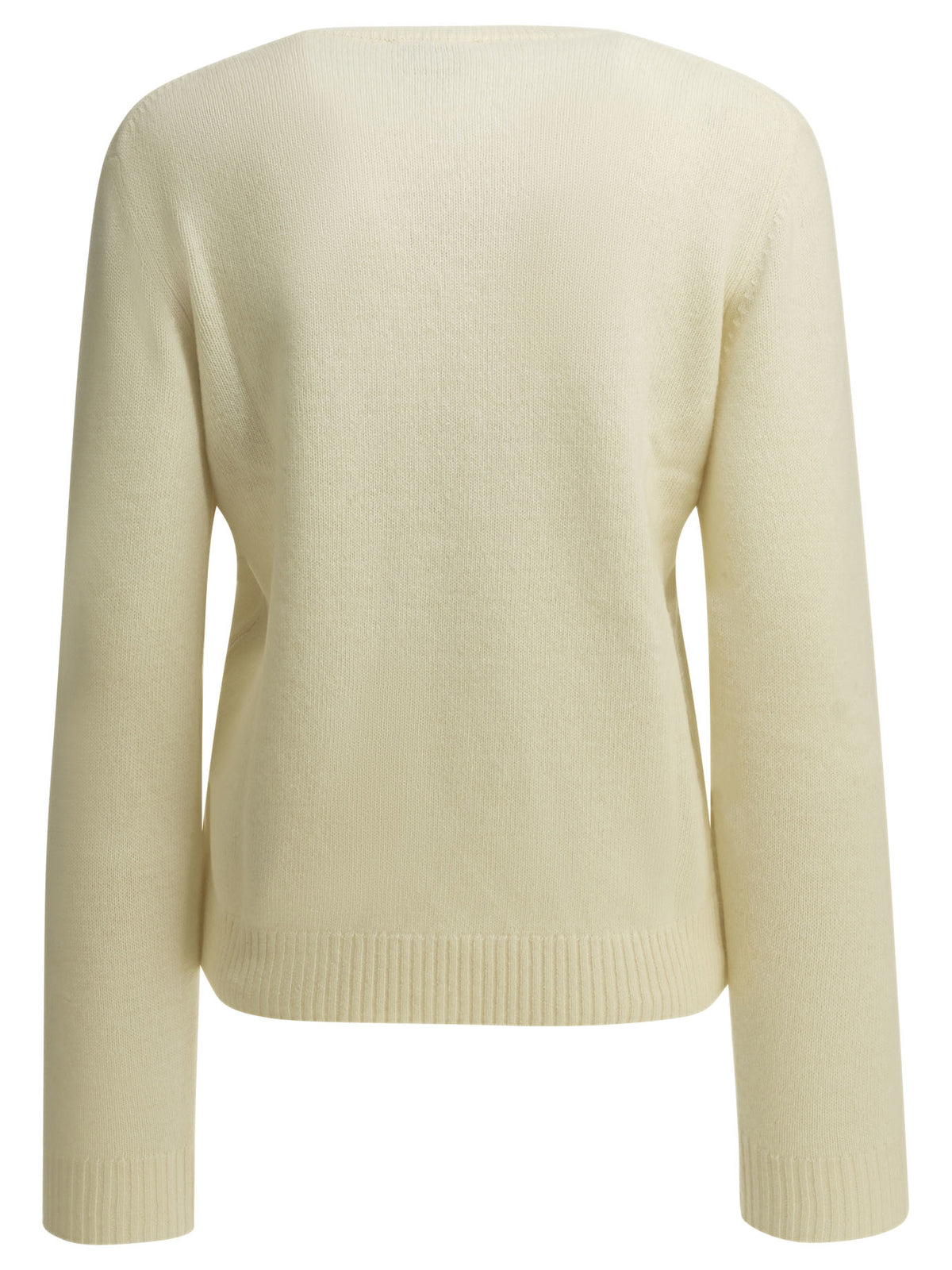 Ganni "Horses" Crew-Neck Sweater - White