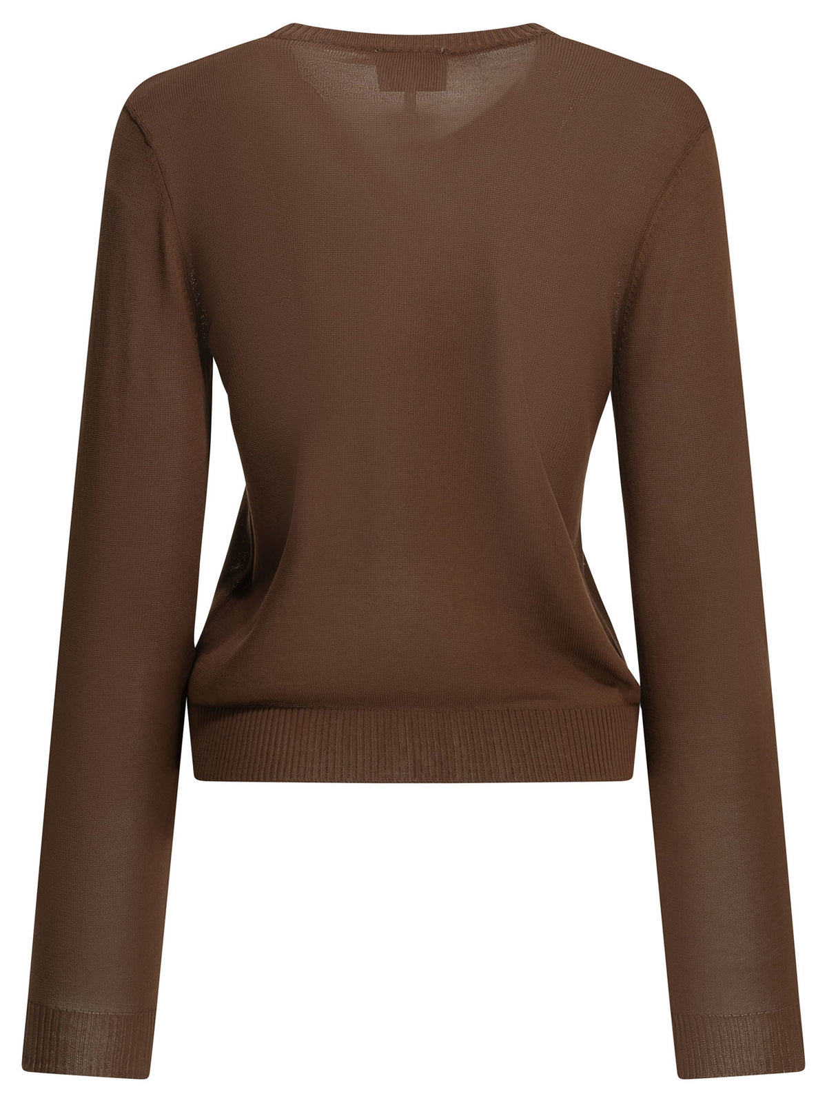 Ganni "Argyle" Cardigan - Brown